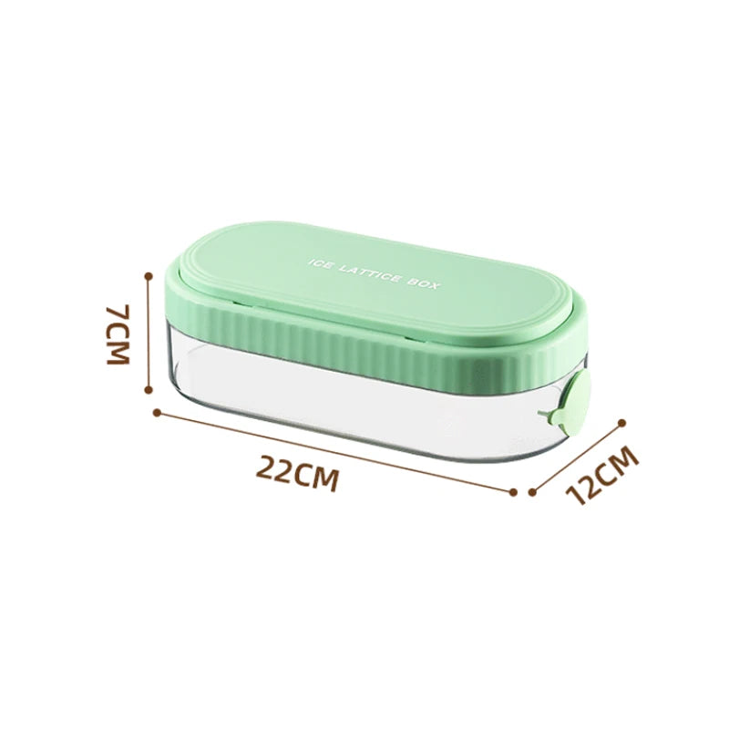 Portable Silicone Press Type Ice Cube Tray – 8-Grid, DIY Water Injection