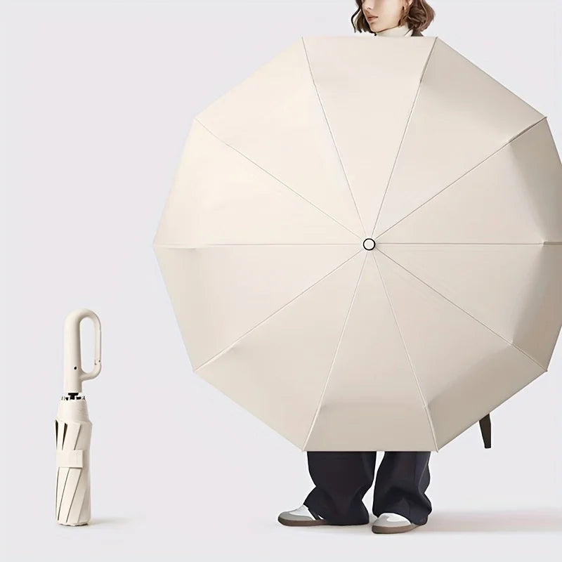 Windproof 30-Bone Automatic Folding Umbrella