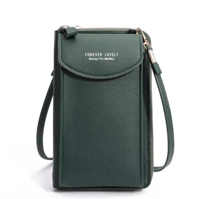 Leather Luxury Women's Handbag – 3-in-1 Crossbody, Clutch, Wallet