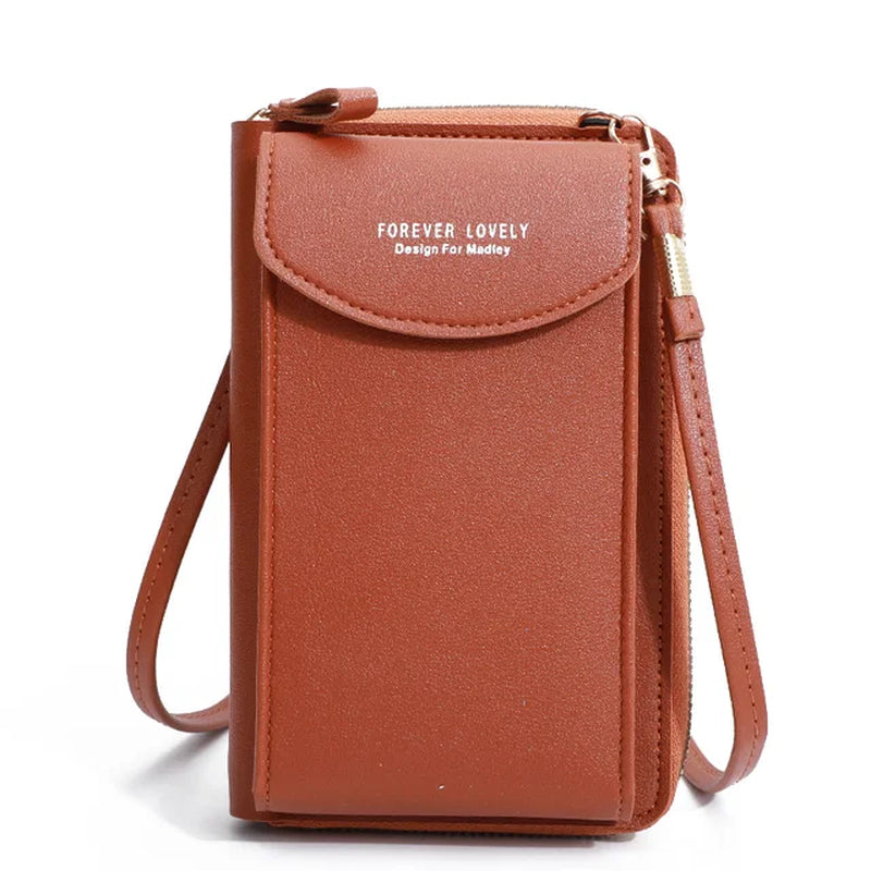 Leather Luxury Women's Handbag – 3-in-1 Crossbody, Clutch, Wallet