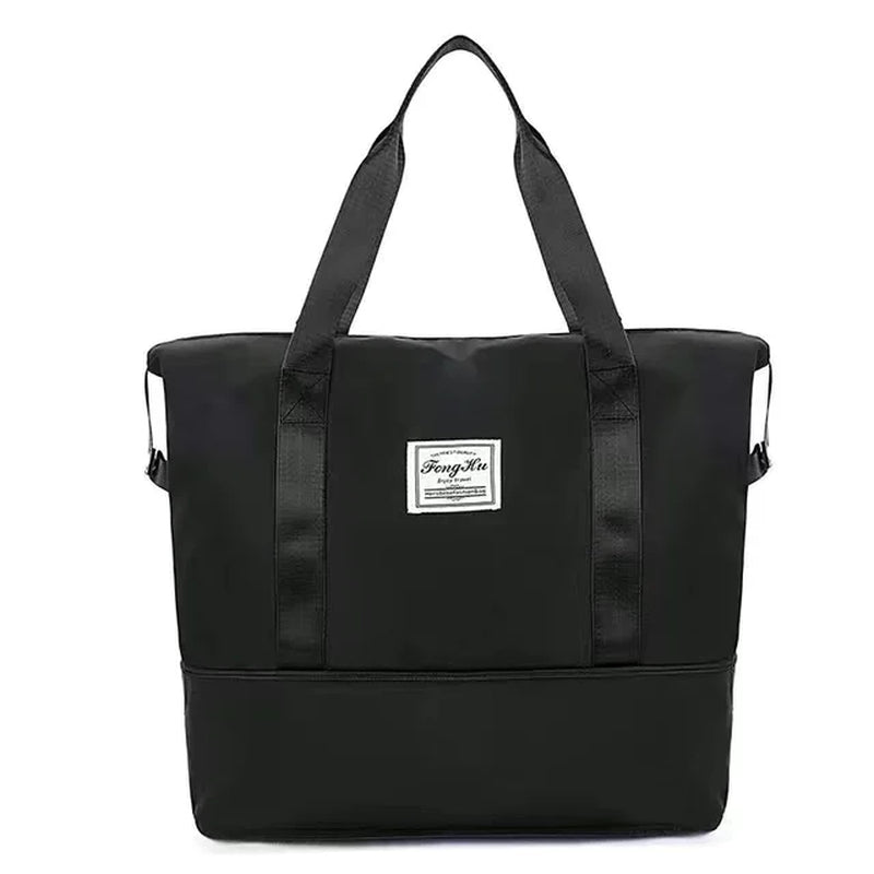 Large Capacity Foldable Travel Bag – Waterproof, Expandable Organizer