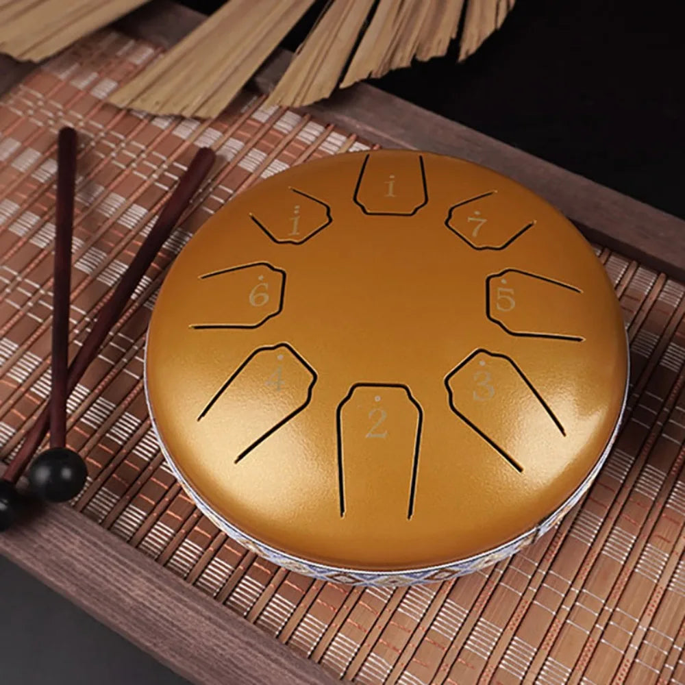 6-Inch 8-Tone Mini Tongue Drum – Perfect for Kids, Yoga, Meditation, and Gifts