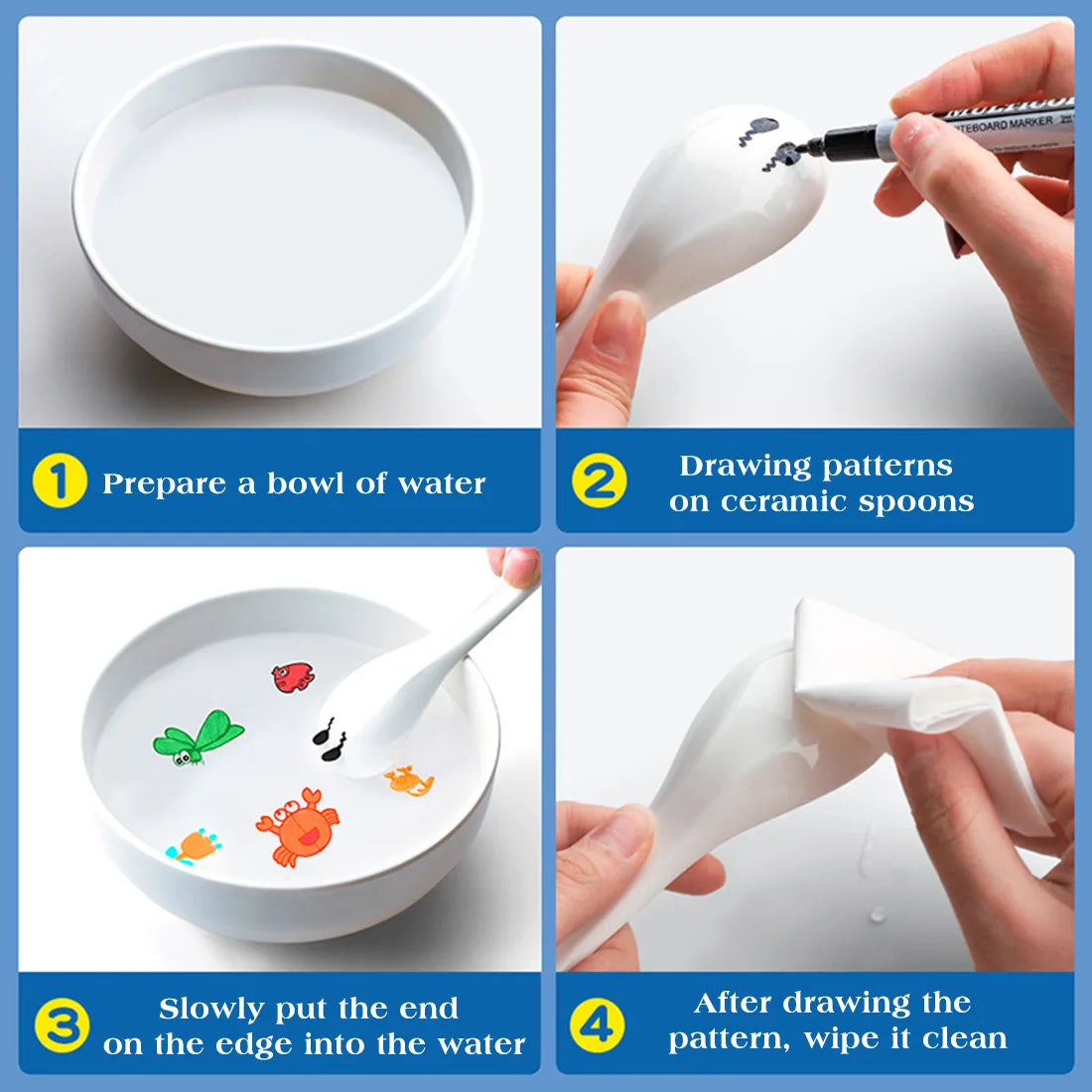Magical Water Floating Brush Markers - Educational Painting Pens for Kids