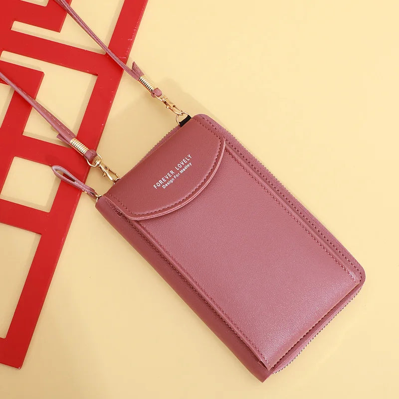 Leather Luxury Women's Handbag – 3-in-1 Crossbody, Clutch, Wallet