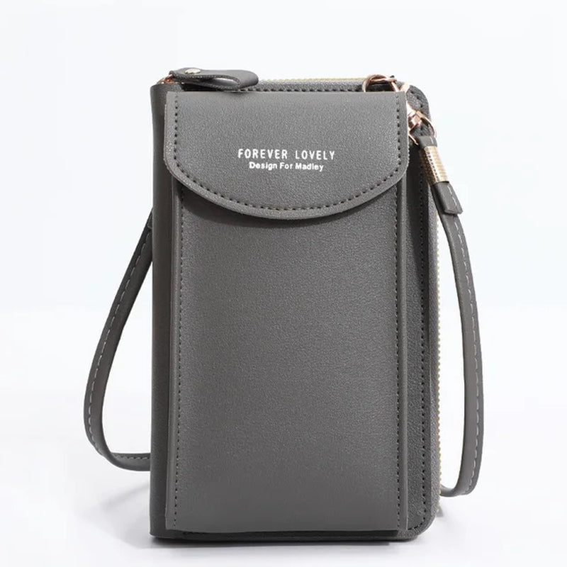 Leather Luxury Women's Handbag – 3-in-1 Crossbody, Clutch, Wallet
