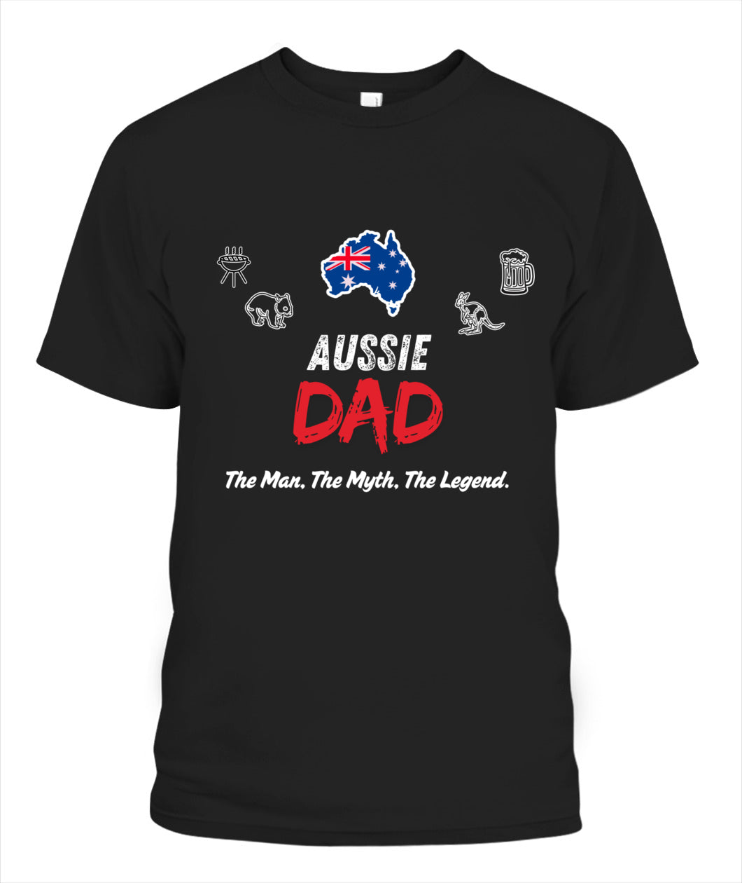 Fathers Day T-Shirt - Aussie Dad