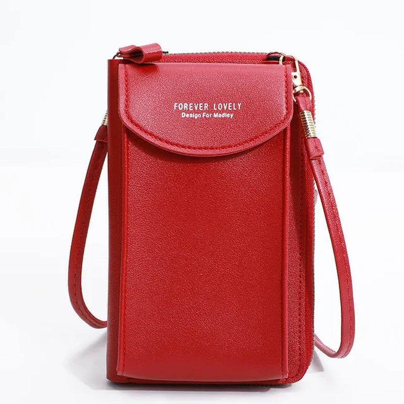 Leather Luxury Women's Handbag – 3-in-1 Crossbody, Clutch, Wallet