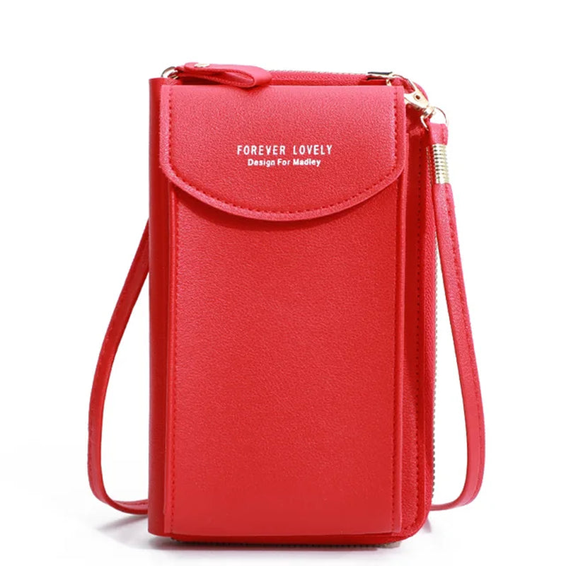 Leather Luxury Women's Handbag – 3-in-1 Crossbody, Clutch, Wallet