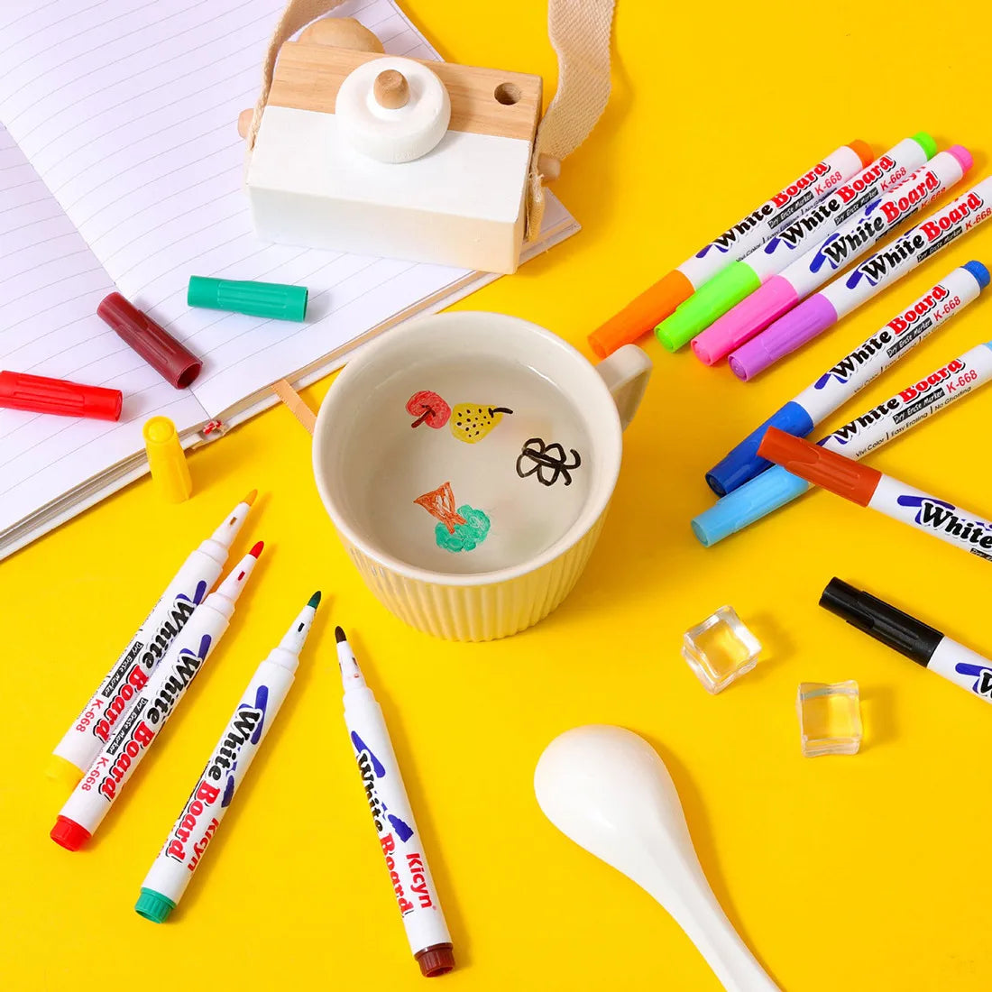 Magical Water Floating Brush Markers - Educational Painting Pens for Kids