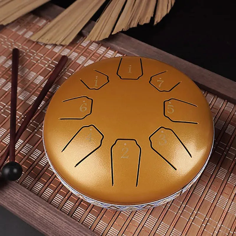 6-Inch 8-Tone Mini Tongue Drum – Perfect for Kids, Yoga, Meditation, and Gifts