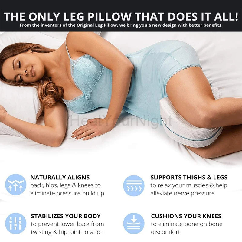 Foam Memory Cotton Bed Leg Pillow Thigh Pad Household Memory Sleep Orthopedics Sciatica Pad Hip Body Joint Backache Relief