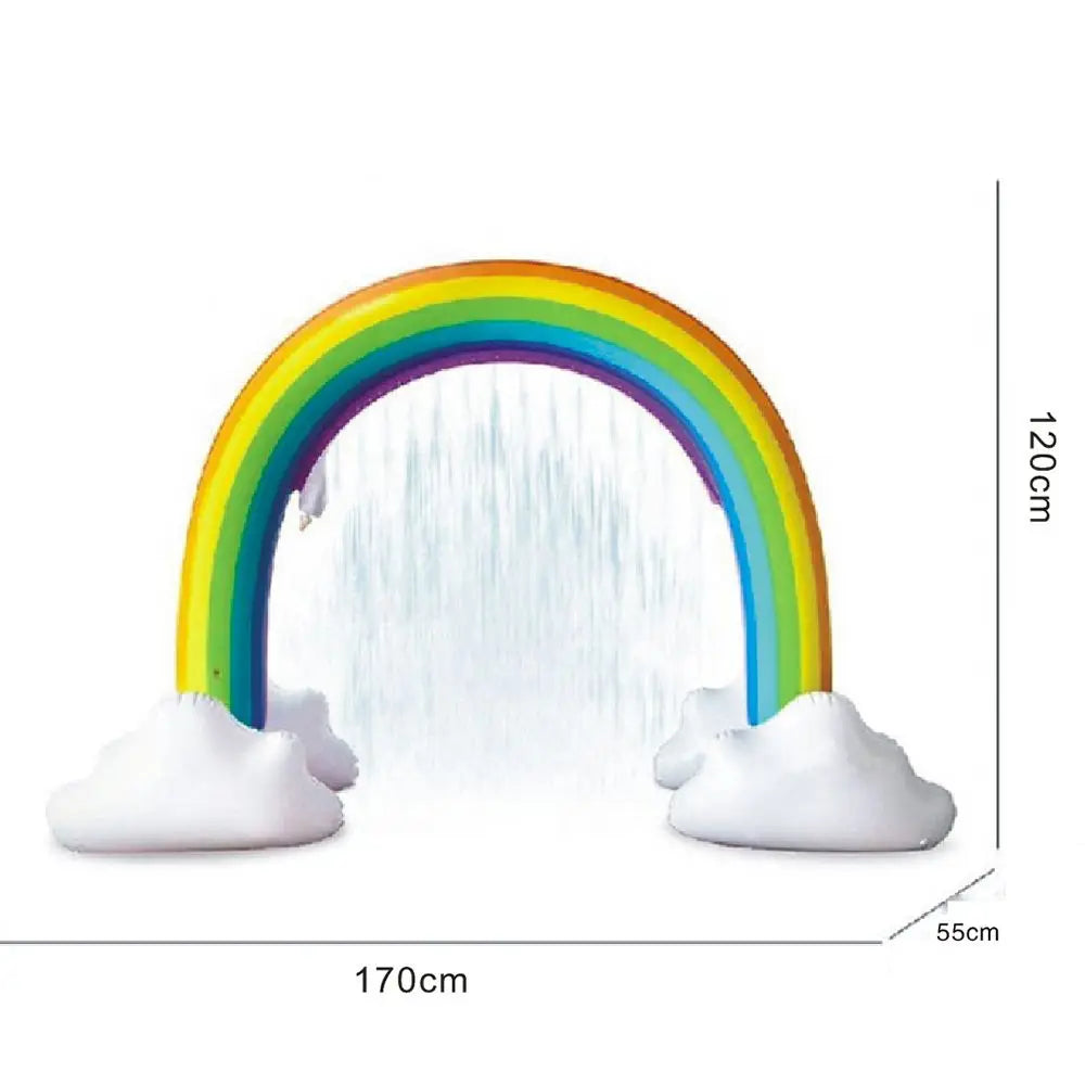 Inflatable Rainbow Arch Sprinkler – Fun Summer Party Toy