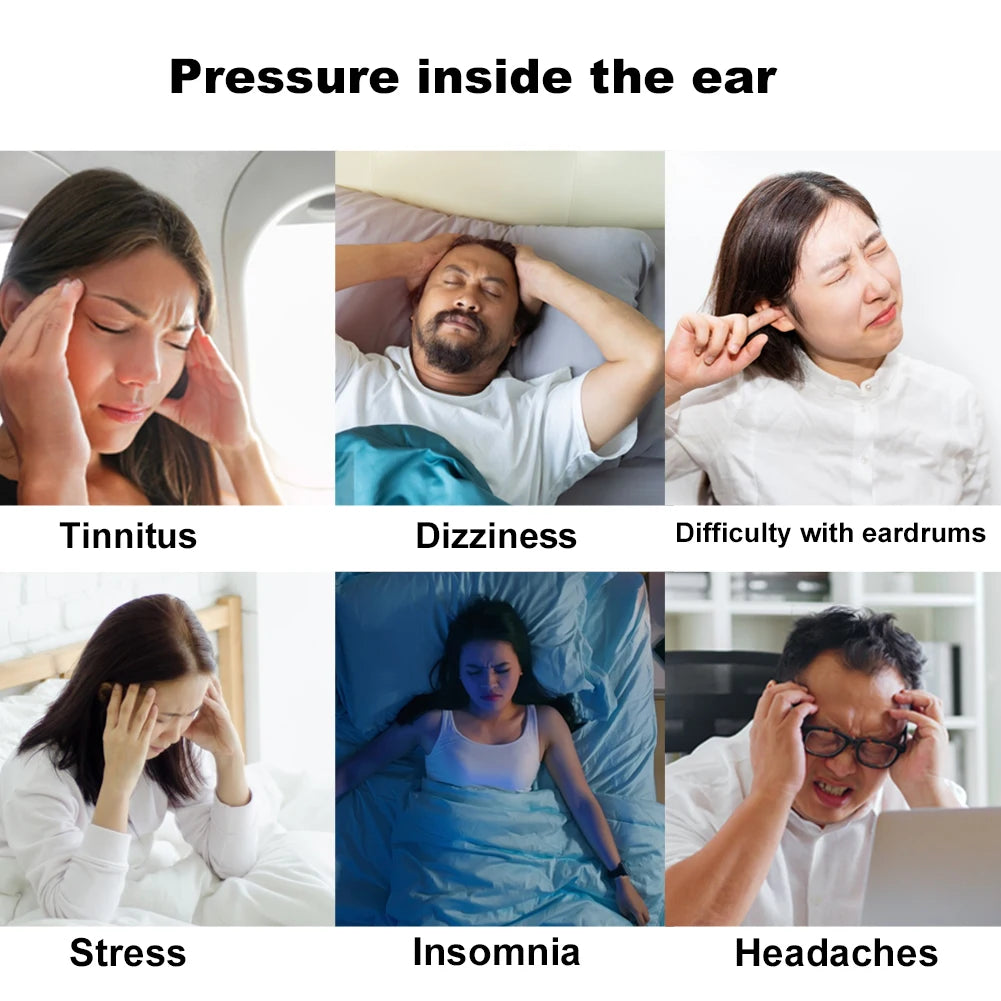 Portable Silicone Ear Pressure Relief Tool – Natural Tension & Headache Relief