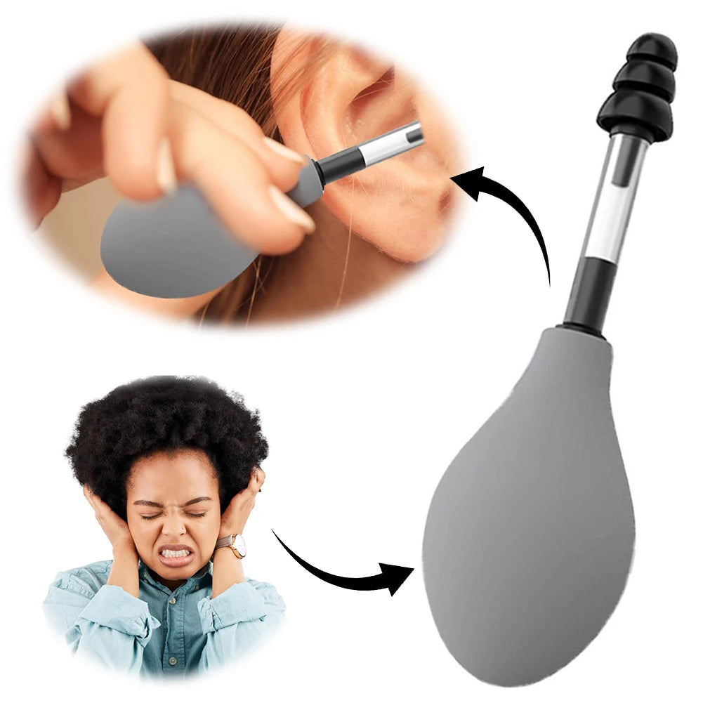 Portable Silicone Ear Pressure Relief Tool – Natural Tension & Headache Relief