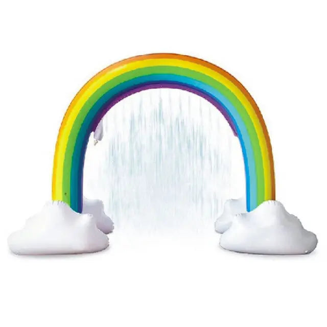 Inflatable Rainbow Arch Sprinkler – Fun Summer Party Toy