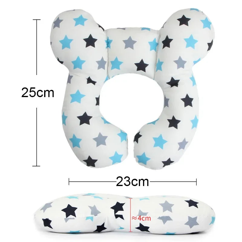 U-Shaped Baby Travel Pillow - Head & Neck Support for Newborns and Toddlers (0-3 Years)