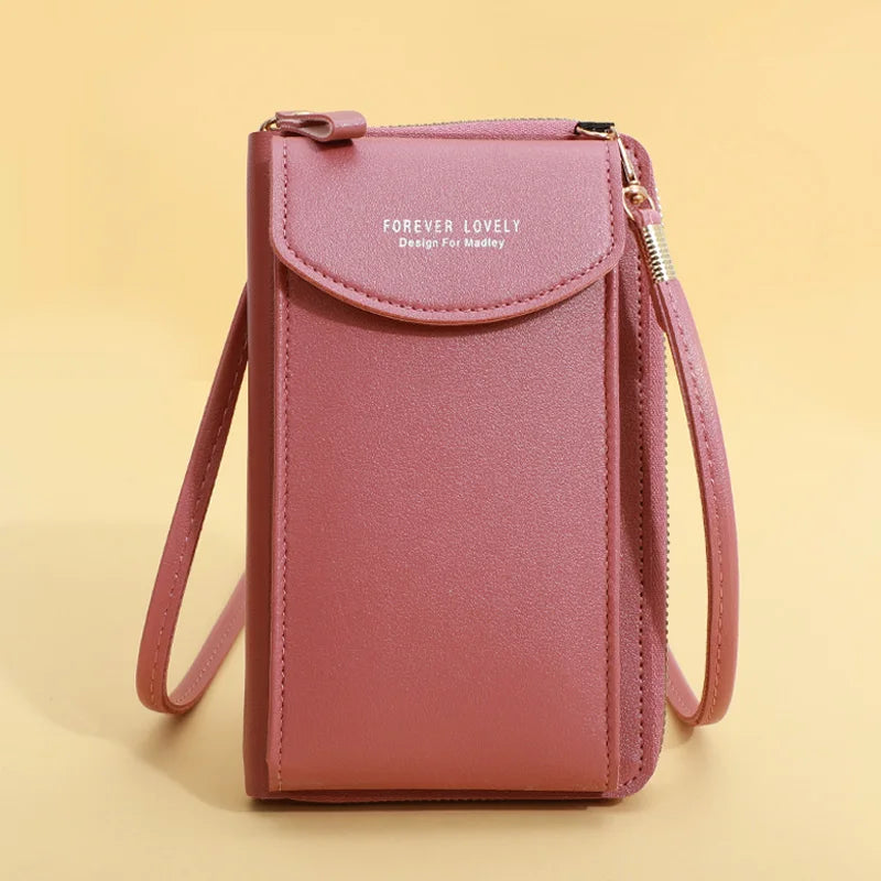 Leather Luxury Women's Handbag – 3-in-1 Crossbody, Clutch, Wallet
