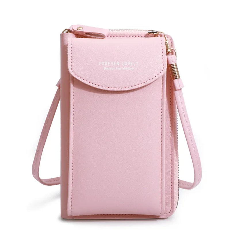 Leather Luxury Women's Handbag – 3-in-1 Crossbody, Clutch, Wallet