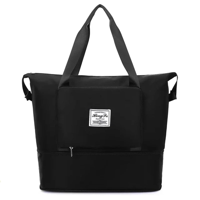 Large Capacity Foldable Travel Bag – Waterproof, Expandable Organizer