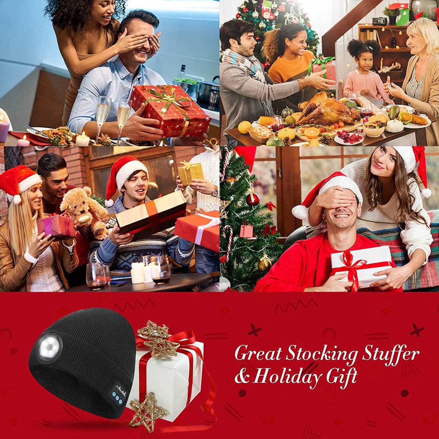 Bluetooth LED Beanie – 2-in-1 Winter Hat for Men & Women