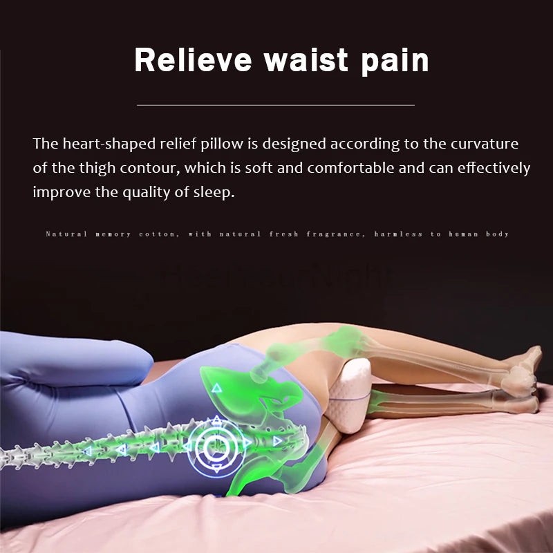 Foam Memory Cotton Bed Leg Pillow Thigh Pad Household Memory Sleep Orthopedics Sciatica Pad Hip Body Joint Backache Relief