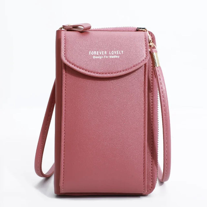 Leather Luxury Women's Handbag – 3-in-1 Crossbody, Clutch, Wallet