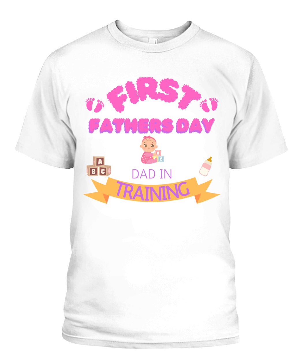 First Fathers Day T-Shirt - Baby Girl